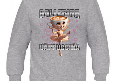 Παιδικό φούτερ Ballerina Cappuccina - GILDAN - 
