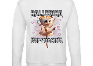 Παιδικό φούτερ Ballerina Cappuccina - GILDAN - 