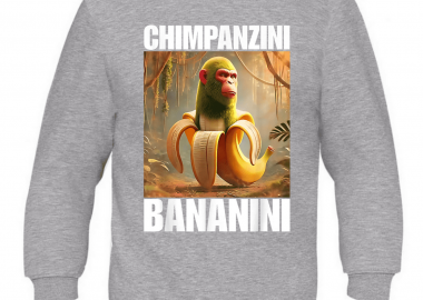 Παιδικό φούτερ Chimpanzini Bananini - GILDAN - 