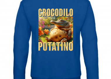 Παιδικό φούτερ Crocodilo Potatino - GILDAN - 