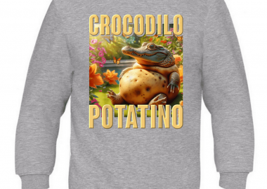Παιδικό φούτερ Crocodilo Potatino - GILDAN - 