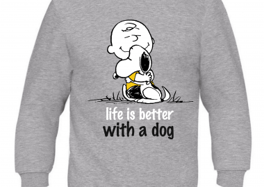 Παιδικό φούτερ Dog Life - GILDAN - 