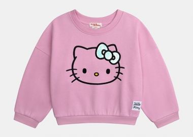 Παιδικό Φούτερ DPAM x Hello Kitty για Κορίτσια Hello Kitty ΛΕΥΚΟ - DPAM - 