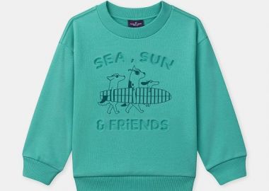 Παιδικό Φούτερ για Αγόρια Summer Essentials ΜΠΛΕ - SERGENT MAJOR - 