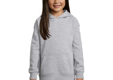 Παιδικό Φούτερ με Κουκούλα 03576 Sol's Stellar Kids Grey Melange - SOLS - 