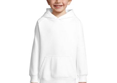 Παιδικό Φούτερ με Κουκούλα 03576 Sol's Stellar Kids White - SOLS - 