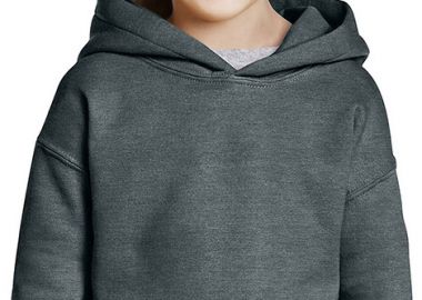 Παιδικό Φούτερ με Κουκούλα 18500B Gildan Blend Youth Hooded Sweatshirt Dark Heather - Gildan - 