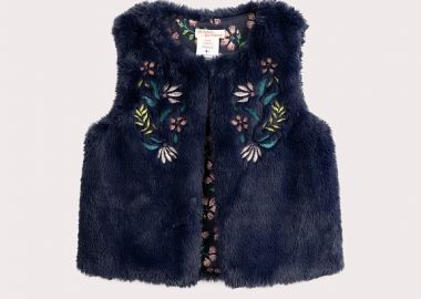 Παιδικό Γιλέκο για Κορίτσια Navy Fur ΜΠΛΕ - DPAM - 