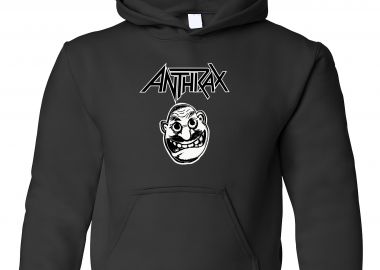 Παιδικό Hoodie Anthrax Not Man Rock Avenue Black - Rock Avenue - 
