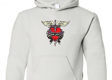 Παιδικό Hoodie Bon Jovi Art1 Rock Avenue White - Rock Avenue - 