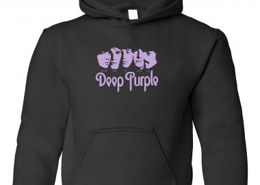 Παιδικό Hoodie Deep Purple Art1 Rock Avenue Black - Rock Avenue - 