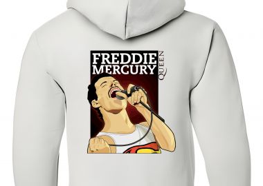 Παιδικό Hoodie Freedie Mercury 1 Rock Avenue White - Rock Avenue - 