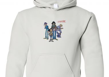 Παιδικό Hoodie Gorillaz Art1 Rock Avenue White - Rock Avenue - 