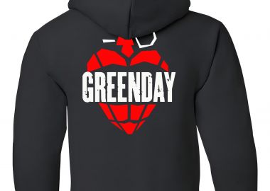 Παιδικό Hoodie Green Day Grenade Rock Avenue Black - Rock Avenue - 