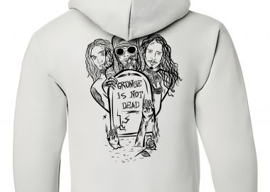 Παιδικό Hoodie Grunge Is Not Dead Rock Avenue White - Rock Avenue - 