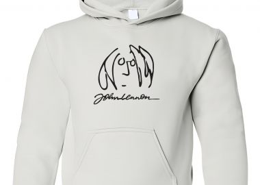 Παιδικό Hoodie John Lennon Face Art Rock Avenue White - Rock Avenue - 