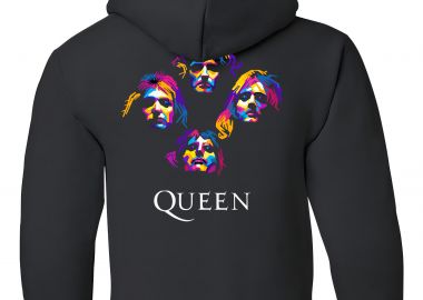Παιδικό Hoodie Queen Art3 Rock Avenue Black - Rock Avenue - 