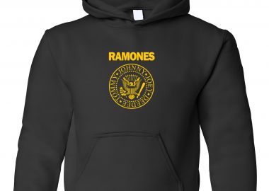 Παιδικό Hoodie Ramones Pres. Logo Rock Avenue Black - Rock Avenue - 