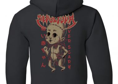 Παιδικό Hoodie Sepultura Doll Rock Avenue Black - Rock Avenue - 
