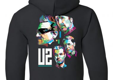 Παιδικό Hoodie U2 Art1 Rock Avenue Black - Rock Avenue - 