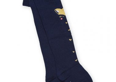 Παιδικό Καλσόν για Κορίτσια Navy Blue Kitten ΣΚΟΥΡΟ ΜΠΛΕ - DPAM - 