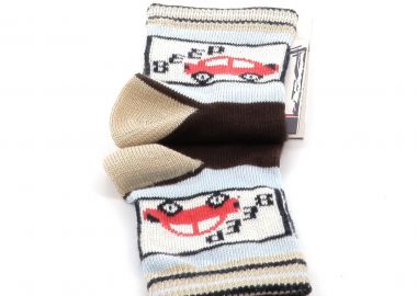 Παιδικό Καλτσάκι για Αγόρι Smart Χρώματος Καφέ K955-ΚΑΦΕ - SMART - 