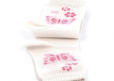 Παιδικό Καλτσάκι για Κορίτσι Baty Χρώματος Λευκό 0160-ΛΕΥΚΟ - BATY - 