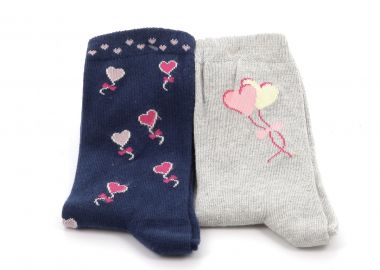 Παιδικό Καλτσάκι για Κορίτσι Ersa Χρώματος Μπλε 20225 2 Ζευγάρια - ERSA - 