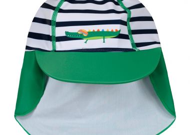 Παιδικό καπέλο μαγιό αντηλιακή προστασία για αγόρι - Πράσινο 32-224151-8 - energiers - 