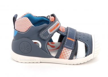 Παιδικό Κλειστό Πέδιλο για Αγόρι Biomecanics Ανατομικό Χρώματος Μπλε 262124-A556 - BIOMECANICS - 