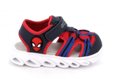 Παιδικό Κλειστό Πέδιλο για Αγόρι Marvel Spiderman με φωτάκια Χρώματος Μπλε SP014655 - MARVEL - 