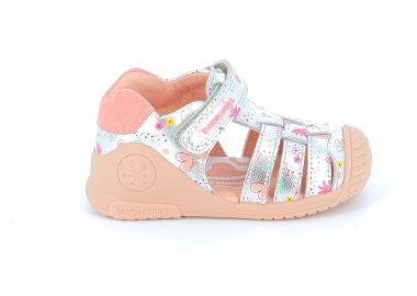 Παιδικό Κλειστό Πέδιλο για Κορίτσι Biomecanics Ανατομικό Χρώματος Ασημί 252103-C198 - BIOMECANICS - 