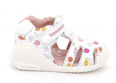 Παιδικό Κλειστό Πέδιλο για Κορίτσι Biomecanics Ανατομικό Χρώματος Λευκό 262104-B050 - BIOMECANICS - 