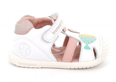 Παιδικό Κλειστό Πέδιλο για Κορίτσι Biomecanics Ανατομικό Χρώματος Λευκό 262108-B866 - BIOMECANICS - 