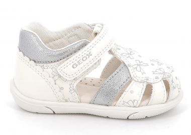 Παιδικό Κλειστό Πέδιλο για Κορίτσι Geox Ανατομικό Χρώματος Λευκό B556FA 000BC C0007 - GEOX - 