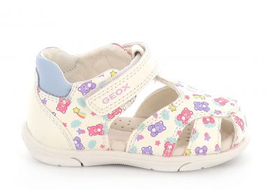 Παιδικό Κλειστό Πέδιλο για Κορίτσι Geox Ανατομικό Χρώματος Λευκό B556FB 05404 C0270 - GEOX - 