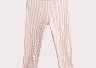 Παιδικό Κολάν για Κορίτσια Baby Pink Daisies Capri ΡΟΖ - DPAM - 