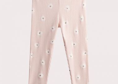 Παιδικό Κολάν για Κορίτσια Baby Pink Daisies ΡΟΖ - DPAM - 