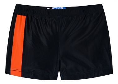 Παιδικό μαγιό boxer με τύπωμα στο πλάι για αγόρι - ΜΑΥΡΟ 33-224014-8 - energiers - 