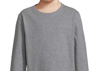 Παιδικό μακρυμάνικο T-shirt Imperial LSL Kids SOLS 02947-350 Grey Melange - SOLS - 