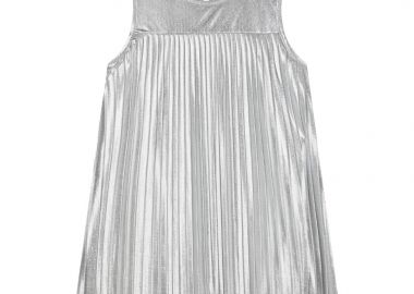 Παιδικό μεταλικό πλισέ φόρεμα για κορίτσι - ΑΣΗΜΙ 46-224272-7 - energiers - 