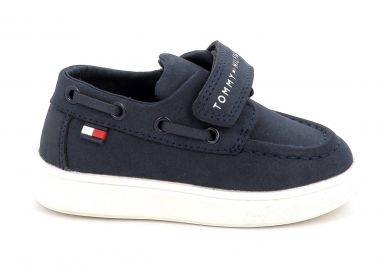 Παιδικό Μοκασίνι για Αγόρι Tommy Hilfiger Χρώματος Μπλε T1B4-34340-0315800 - TOMMY HILFIGER - 