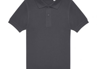 Παιδικό Μπλουζάκι Polo 180 B&C My Polo 180 Dark Grey - B & C - 