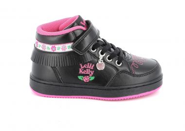 Παιδικό Μποτάκι Casual για Κορίτσι Lelli Kelly Frangetta Mix Χρώματος Μαύρο LKAE8084 - LELLI KELLY - 