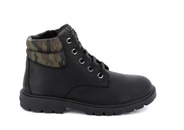 Παιδικό Μποτάκι για Αγόρι Ανατομικό Geox Χρώματος Μαύρο J16FAB 04515 C9B3Y - GEOX - 