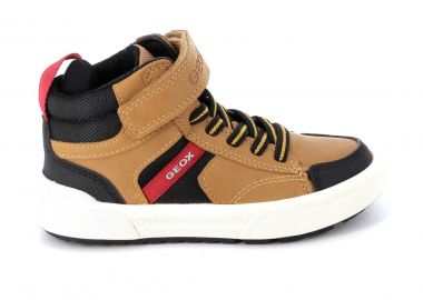 Παιδικό Μποτάκι για Αγόρι Geox Ανατομικό Χρώματος Καφέ Κίτρινο J26HAA 0MEFU C2G9B - GEOX - 