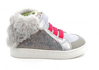 Παιδικό Μποτάκι για Κορίτσι Agatha Ruiz De La Prada Botin Glitter Χρώματος Ασημί 231942-B - AGATHA RUIZ DE LA PRADA - 