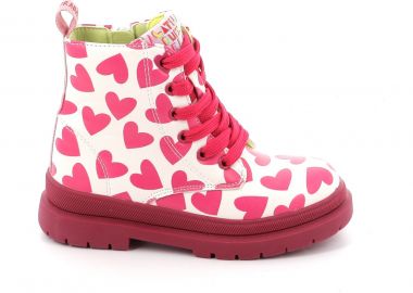 Παιδικό Μποτάκι για Κορίτσι Agatha Ruiz De La Prada Χρώματος Λευκό 241962-B050 - AGATHA RUIZ DE LA PRADA - 