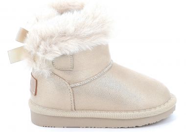 Παιδικό Μποτάκι για Κορίτσι Conquitos Χρώματος Χρυσό OSSH140123 - CONGUITOS - 