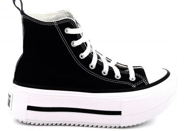 Παιδικό Μποτάκι για Κορίτσι Converse All Star Ctas Lift Double Stack Hi Χρώματος Μαύρο A15867C - ALL STAR - 